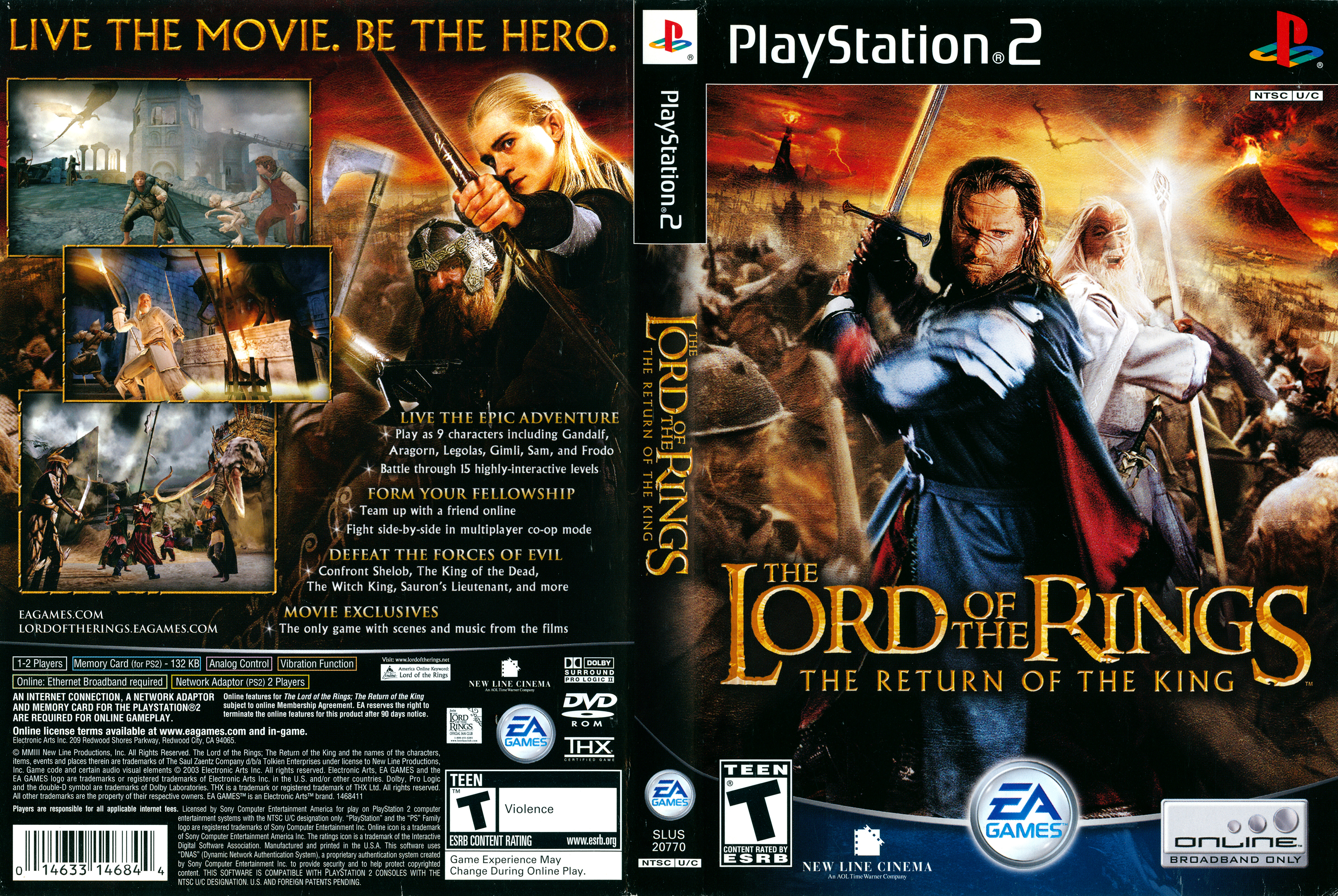 Returns of the day. The Return of the King (2003) игра.