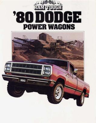 1979 DODGE POWER WAGONS 4-W-D PICKUP TRUCK 8-Page BROCHURE 79 4X4 CATALOG 
